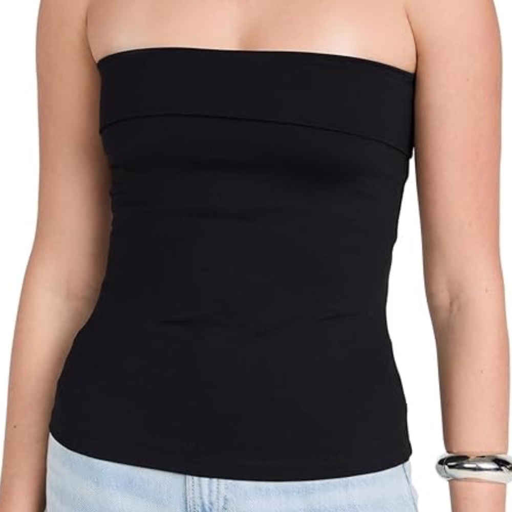 S usana Monaco Women's Fold Over Tube Top, Black, XS - bundle and save!